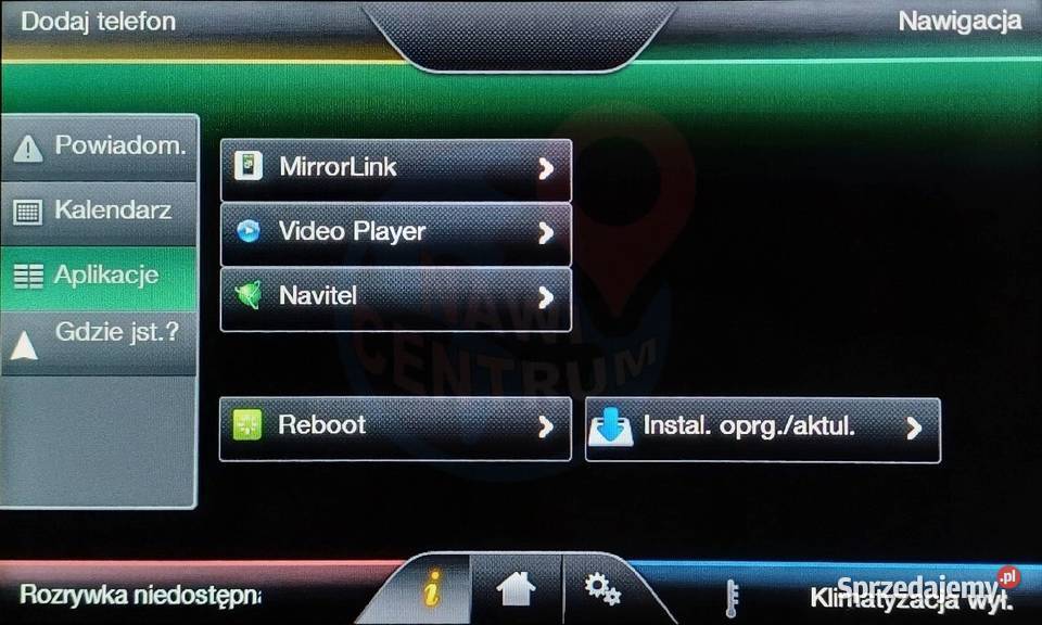 Ford Sync 2 Mapy 2026 Radary Korki Traffic Kłodawa