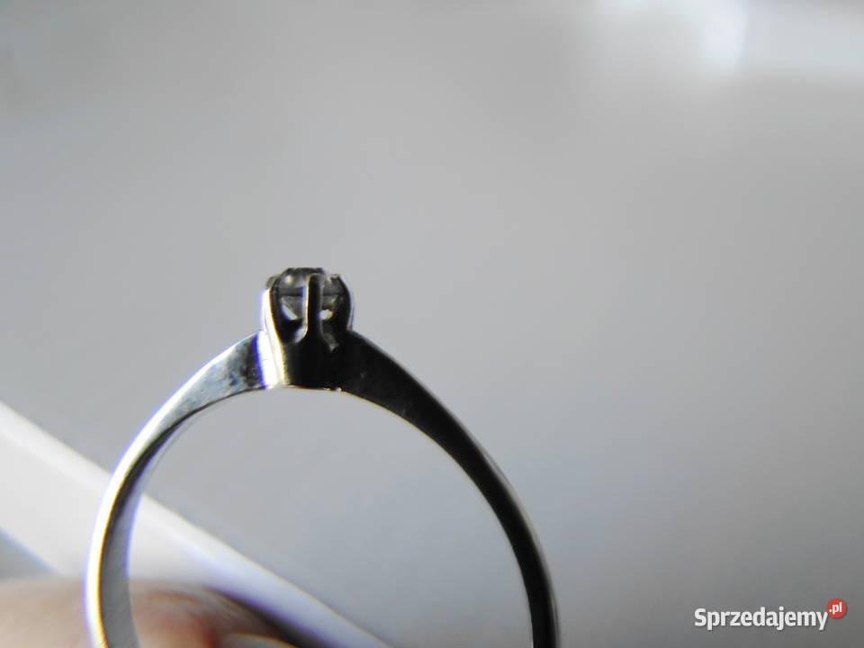 Subtelny pierścionek srebro 925 mazowieckie