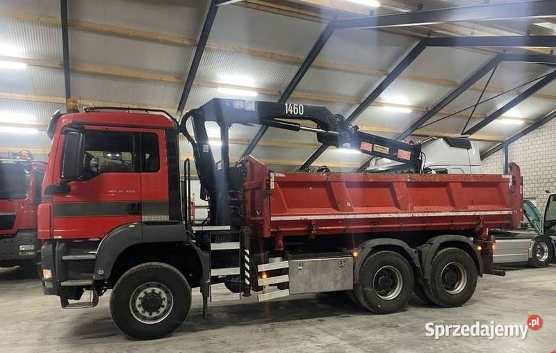 Wywrotka 6x6 wywrotka bordmatic z dzwigiem Man 11000kg mazowieckie Warszawa