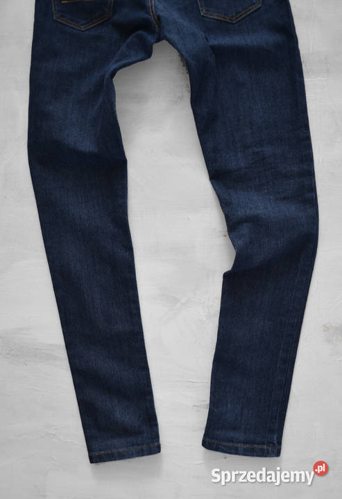 granatowe jeansy rurki skinny 34 XS S Warszawa