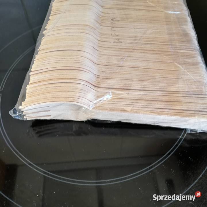 Widelec drewniany 100 widelce drewniane łódzkie Sieradz