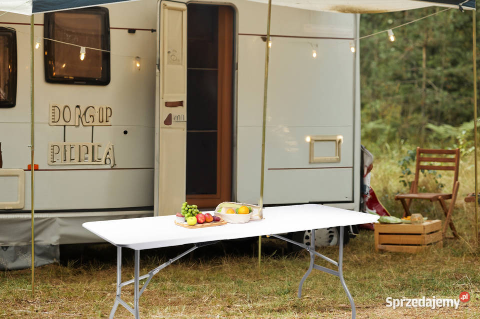 Duży stół składany walizka ogrodowy cateringowy Poznań