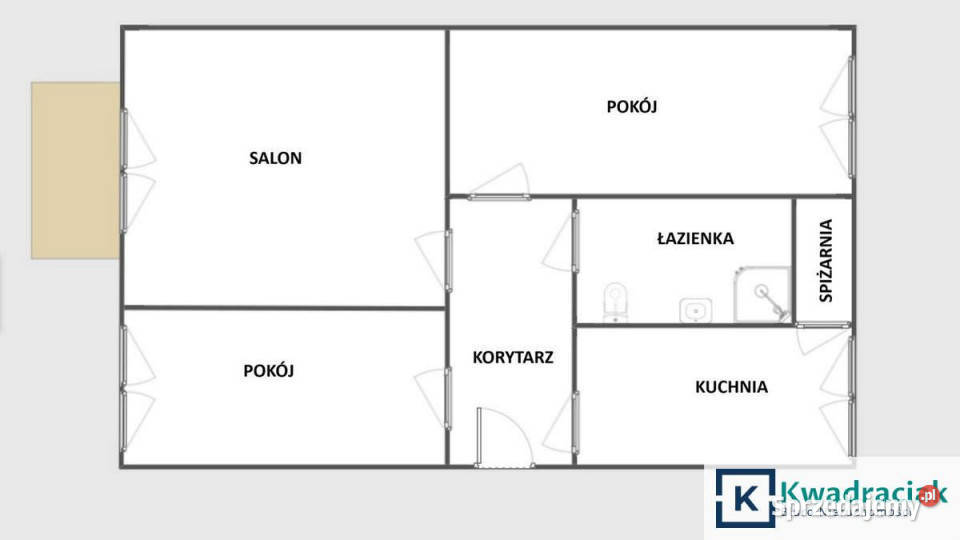 Mieszkanie 685 metrów 3 pokoje Sanok Berka Piętro 4