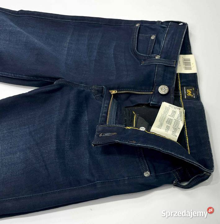 Spodnie damskie Lee Scarlett Skinny Navy W27 L35 Spodnie Pisz