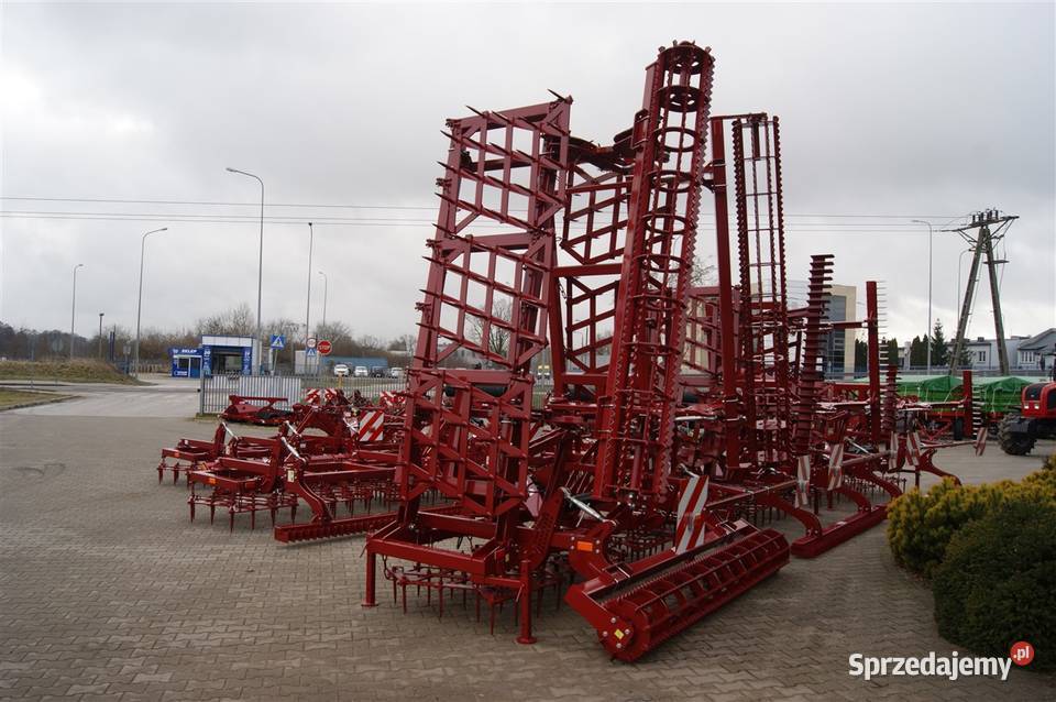 Ciężki 9 polowe brony zębowe tylny wał strunowy Agregaty Ciechanów