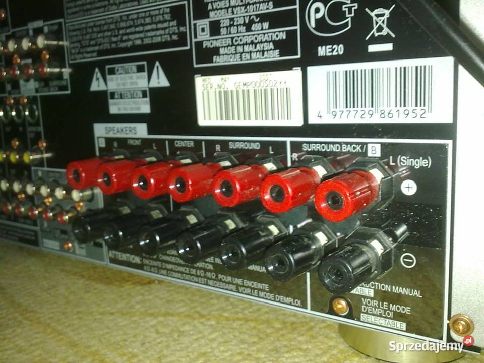 Amplituner PIONEER VSX1017 AVS USB HDMI 7x150W Ełk