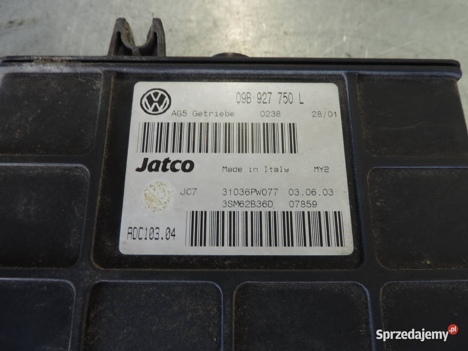 09B927750L STEROWNIK SKRZYNI VW SHARAN Nowy Sącz sprzedam