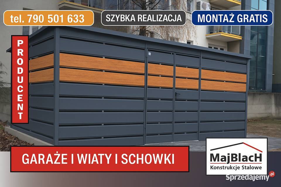 Duża Wiata Śmietnikowa Śmietnik Altana sprzedam