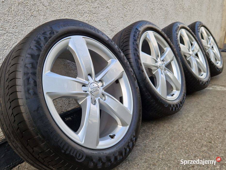 Alufelgi AUDI 18 Opony letnie 2255018 A4 B7 B8 Samochodowe Wrocław sprzedam