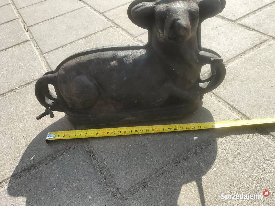 forma do pieczenia baranek żeliwna antyk Łódź