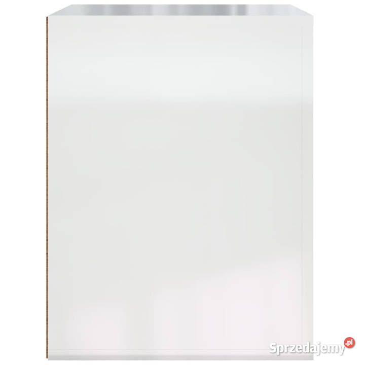 Wisząca szafka nocnabiały o wysokim połysku mazowieckie sprzedam