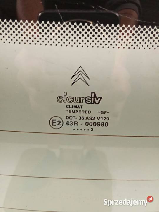 Szyba Tylna Citroen Xsara 97 Zielona Możliwość Bralin sprzedam