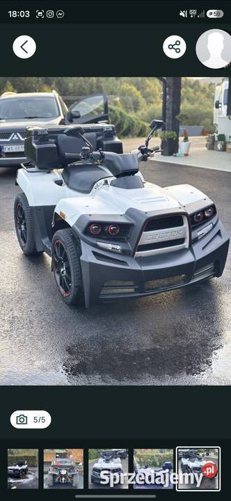 Quad szosowy cectek zamienię CECTEK Sanok