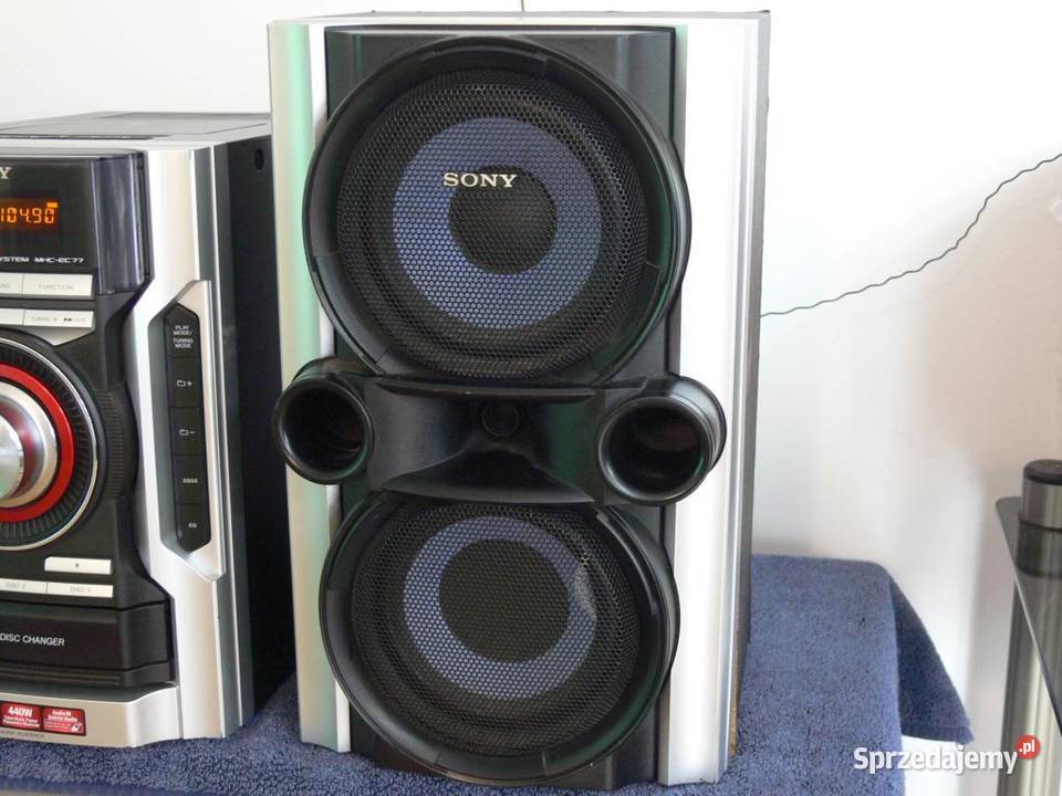 Wieża stereo Sony HCDEC77 kolumny 2 x 130 wat Jasło