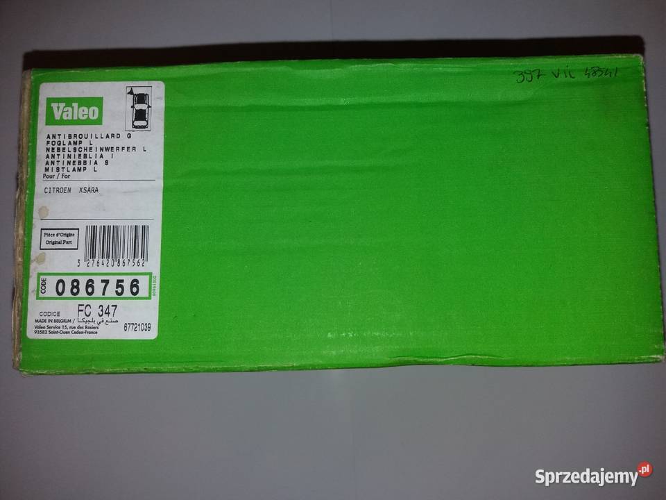 Halogen lewy Citroen Xsara I H1 VALEO 086756 OE Warszawa