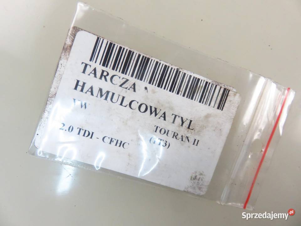 TARCZE HAMULCOWE TYŁ VW TOURAN II 20 TDI osobowe Tarcze hamulcowe sprzedam