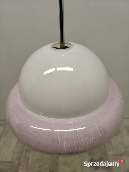 lampa wisząca szklana vintage design Radomsko