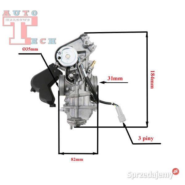 GAŹNIK DO MOTOCROSS WZMOCNIONY Honda CRF150R