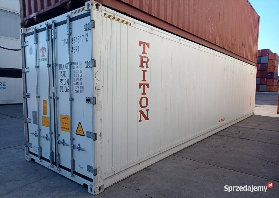 Kontener chłodniczy 40HCRF chłodnia magazyn 12m Gdańsk
