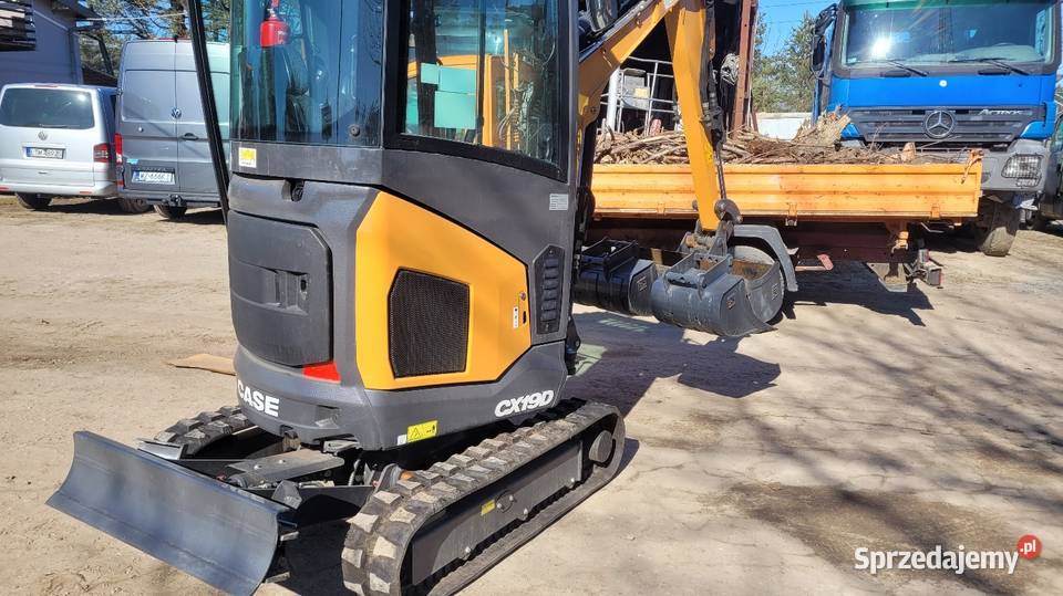Nowa mini case koparka cx19d Tomaszów Lubelski