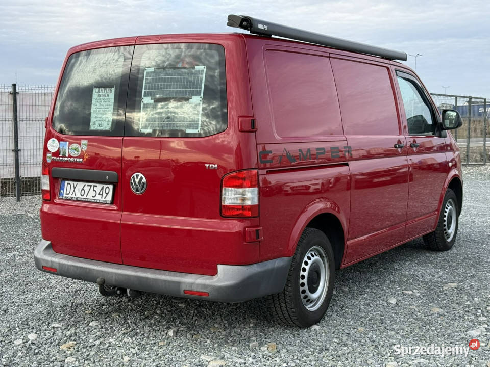 Volkswagen Transporter VW T5 20 TDI Kamper klima nieuszkodzony Transporter Transporter Wrocław