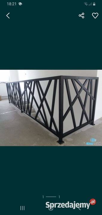 Balustrada zyg zag warmińsko-mazurskie Olsztyn