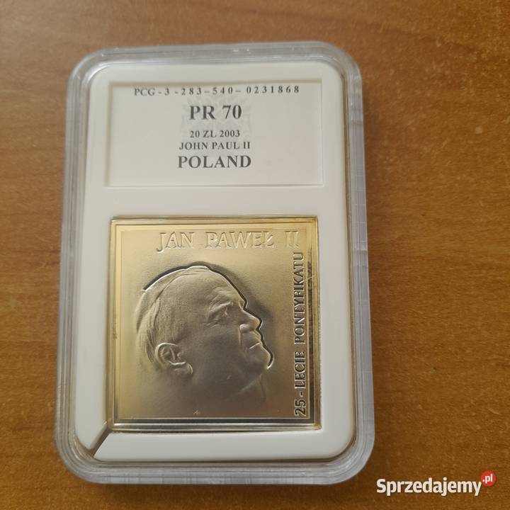 Moneta srebrna 25lecie pontyfikatu Jana Pawła II Warszawa sprzedam