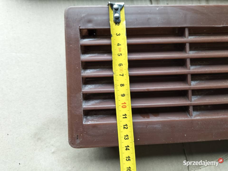 KRATKA WENTYLACYJNA DO DRZWI BRĄZOWA Kamień-Kolonia