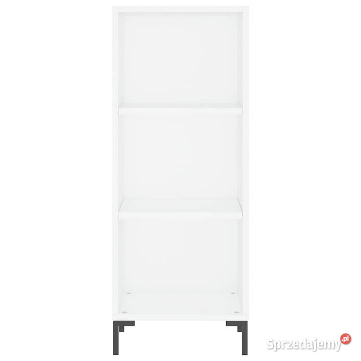 Wysoka szafka biała 345x34x180 materiał Warszawa sprzedam