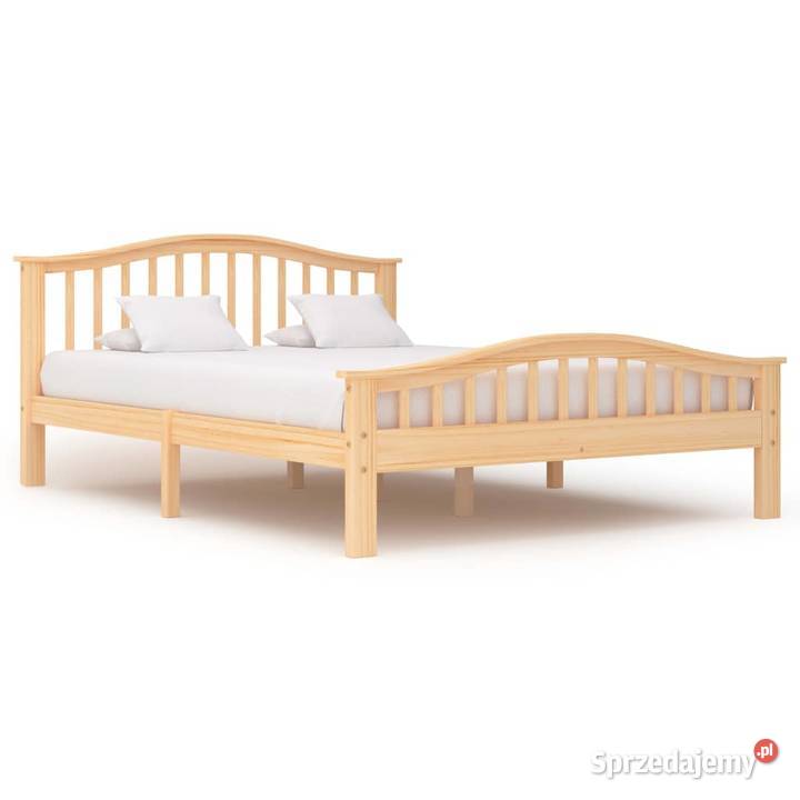 vidaXL Rama łóżka z litego drewna sosnowego  283313