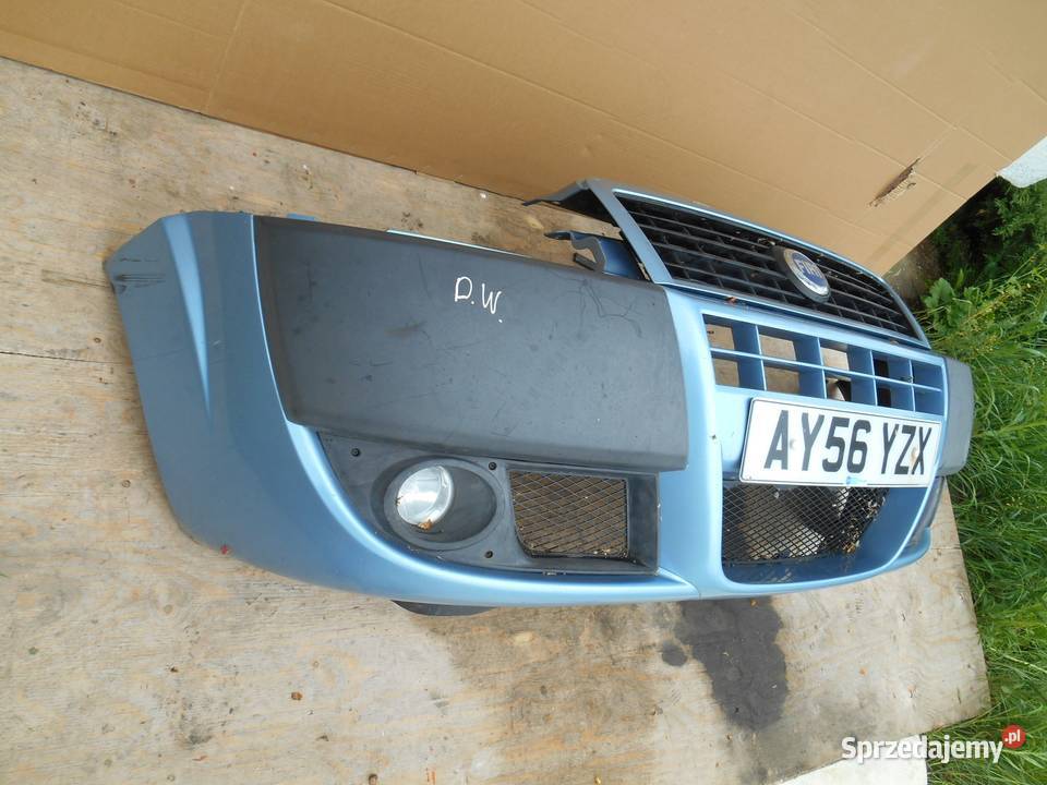 FIAT DOBBLO I LIFT ZDERZAK PRZÓD SREBNY wielkopolskie Zbierkowo sprzedam