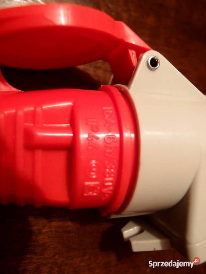 Złącze 3 fazowe siłowe zestaw gniazdo i wtyczka Łódź