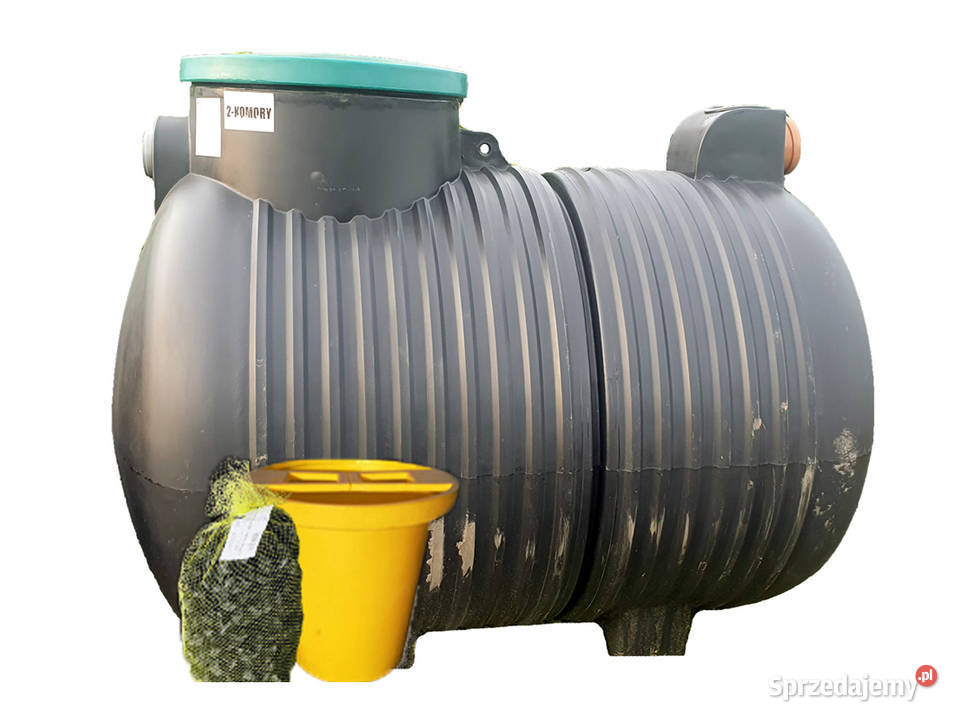 OCZYSZCZALNIA DRENAZOWA DWUKOMOROWA 3000L TUNELE Oczyszczalnie ścieków Legnica