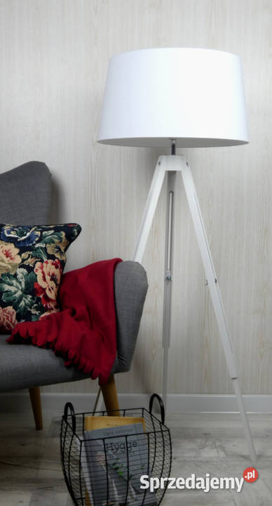 Lampa podłogowa JUNGATORP skandynawski drewno Nowe sprzedam