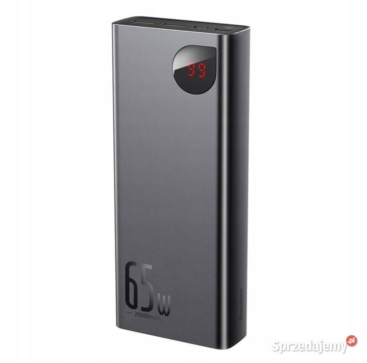 Powerbank Baseus 20000MAH 2X USB 1X USBC PD QC Pozostałe Dąbrowa Górnicza sprzedam