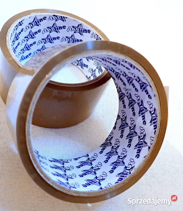 Taśma klejąca pakowa brąz 40m Mocny acrylowy