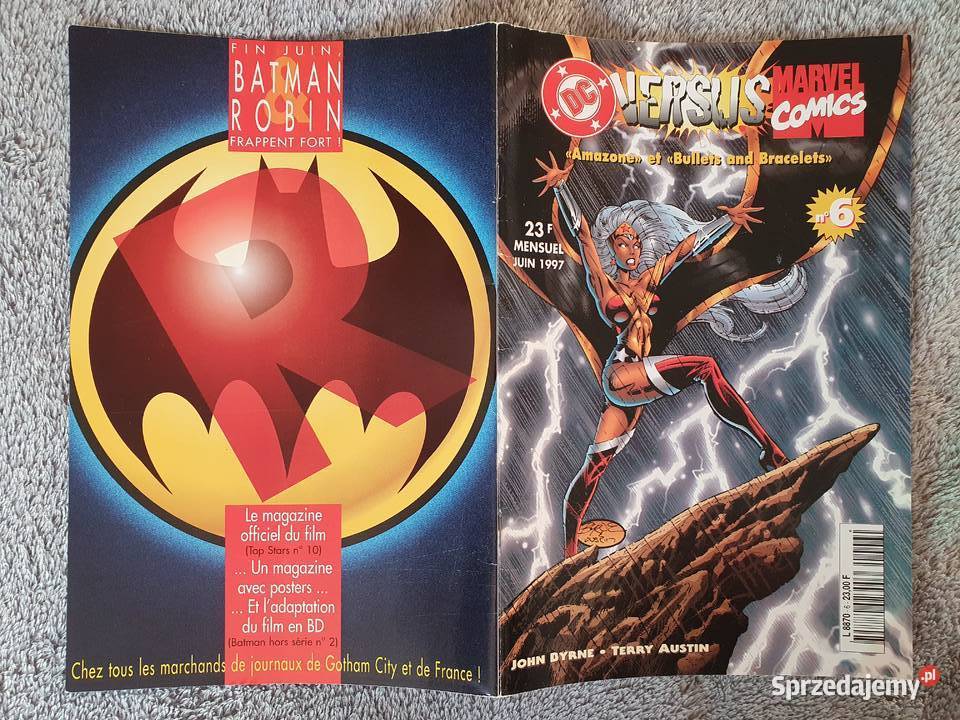 DC versus Marvel Comics Amazon 1997 język Europejskie pomorskie Gdynia
