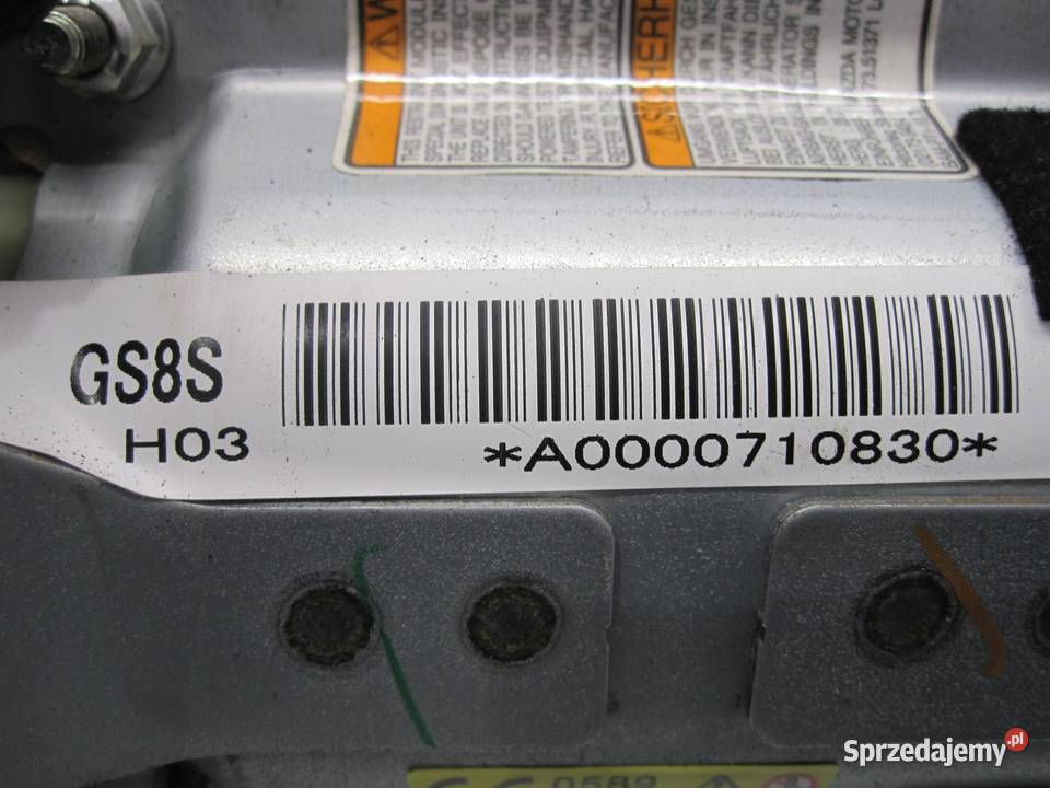 MAZDA 6 II GH 07r AIRBAG poduszka pasażera