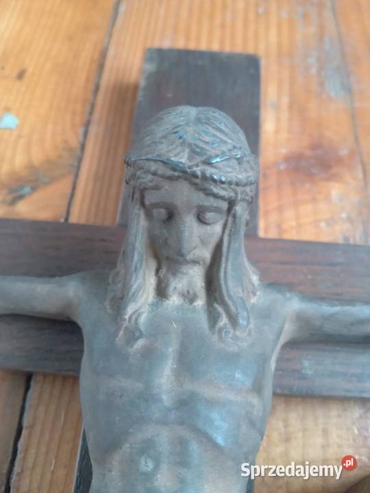 Krucyfiks cynkal Gdów