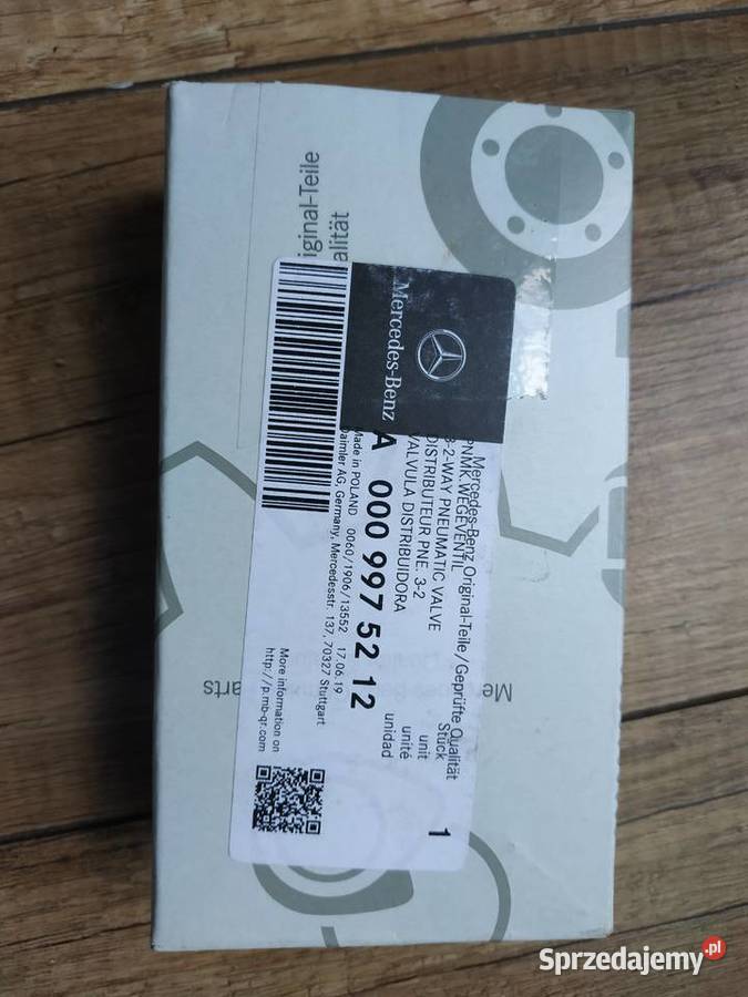 Elektrozawór Seleniod Mercedes Truck Jelenia Góra