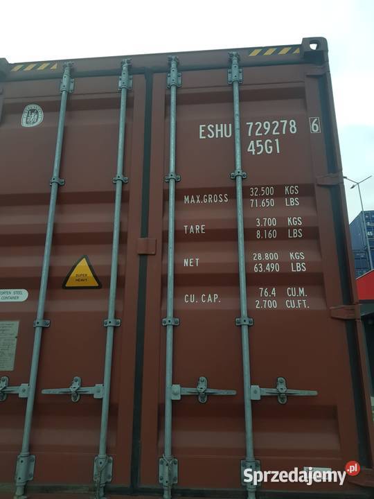 Kontener morski 40 HC IICL 12 metrowy POLKONT sprzedam