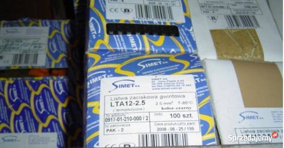 SIMET Listwa zacisk gwintowa termoplast 25 mm 12 sprzedam