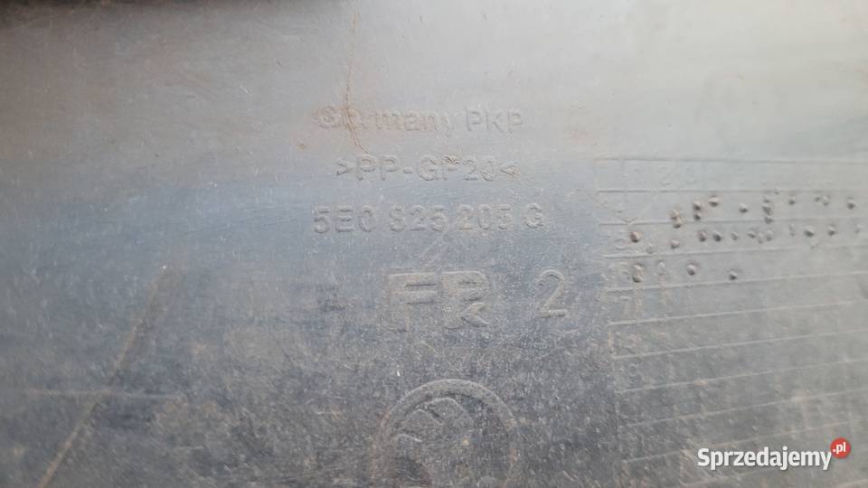 SKODA OCTAVIA III OSŁONA PODWOZIA TYŁ PRAWA Ruda Śląska
