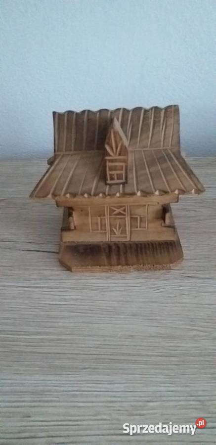 Domek drewniany skarbonka prl łódzkie Przedbórz sprzedam