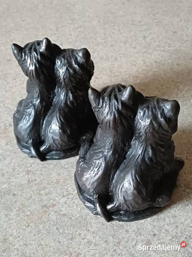 vintage figurkipieski Porcelana i szkło
