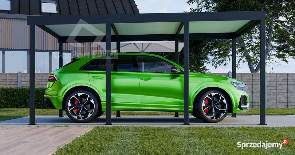CarPort PREMIUM wiata samochodowa 3x5 antracyt małopolskie Wieliczka