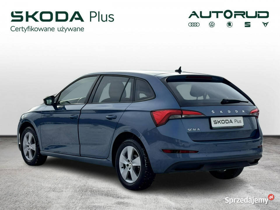 koda Scala 10 TSI 110 Ambition 2021 1WŁ SalonPL komputer pokładowy