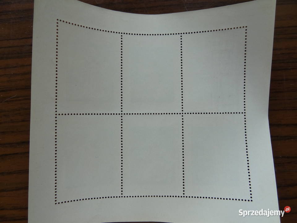 Znaczki pocztowe Polska Fi 1662 B1 Ark podkarpackie Jarosław