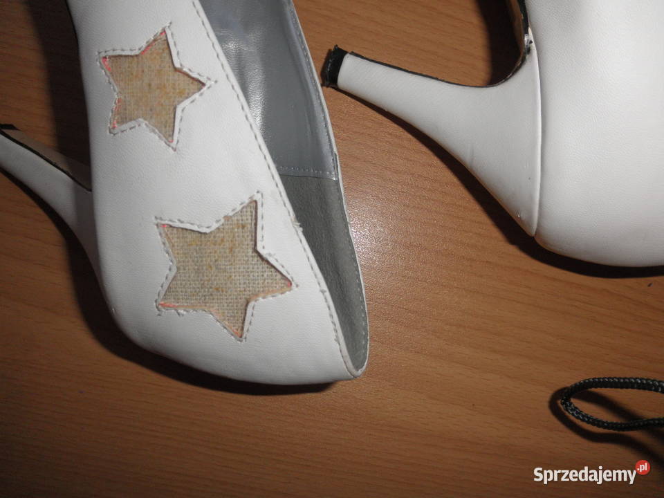 Szpilki białe Czółenka Obuwie Gdańsk