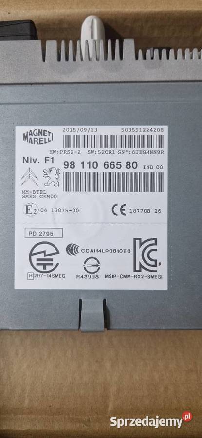 Radio Nawigacja peugeot 208 2015r Ornontowice